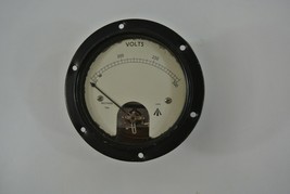 British Military Spec Voltmeter 1972 300V Rectifier TRA 4&quot; Vintage - £30.43 GBP