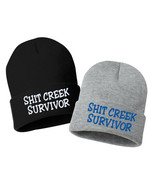 Sh*t Creek Survivor Embroidered Cuffed Beanie Hat, Embroidered Gift, Win... - $20.36 CAD