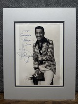 8 X 10 Type 1 Photo Autograph &amp; personalized Sammy Davis Jr. Rat Pack Ma... - $2,131.45 MXN