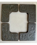 1900s Tiffany Studios Zodiac 4 Blotter Corners Bronze 996 Chocolate Patina - $12,144.37 MXN