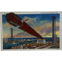 1934 Chicago World&#39;s Fair Century Progress Exposition Souvenir Postcard Bookmark - £18.52 GBP