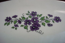 Zsolnay Pecs Oval Pin Dish 7&quot; Hungary, 1940s Violets - Original - £50.39 GBP