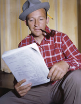 Bing Crosby smoking pipe reading script 8x10 Photo - £6.38 GBP