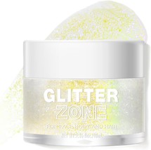 Glitter for Face and Body Sparkling Holographic Body Shimmer Reflective Diamond  - £17.76 GBP