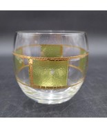 Vintage Mid Century Modern Green Gold Prado Culver Roly~Poly Glasses - MCM - $10.81 CAD