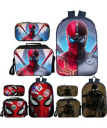 Spider-Man: Far From Home Backpack Student School Bag Pencil Case Lunch ... - £9.42 GBP