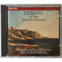 Debussy: La Mer &amp; Trois Nocturnes CD Boston Symphony Orchestra Sir Colin Davis - £7.20 GBP