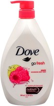 Dove, Body Wash, Go Fresh, Renew Raspberry &amp; Lime W/Pump - 800 ML - £32.68 GBP