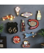 American Modern Ice Cream Led Lamp Creative Wall Decoration Pendant Cafe... - $102.06 CAD