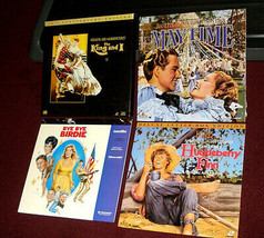 LOT Of 4 Musicals on Laser Disc- HUCKLEBERRY FINN, MAYTIME, KING &amp; I, BY... - £14.04 GBP