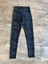 Zyia Active Leggings size 2 Cheetah animal print stretch Scrunchy Yoga P... - $25.23
