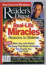 ORIGINAL Vintage December 2002 Reader&#39;s Digest No Label Denzel Washington - £11.86 GBP