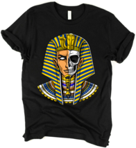 Egyptian Pharaoh Tutankhamun Skull King Tut Ancient Egypt Mythology T-Shirt  - £22.02 GBP