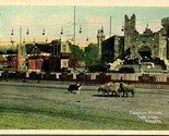 Vtg Postcard 1910 Exhibition Building Band Stand Sepia - Toronto Canada - $5.01