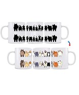 Color Changing! Cheeky Cats ThermoH Logo Ceramic Coffee Mug - €12,49 EUR