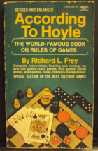 According To Hoyle. Rules on Games. Vintage. 1956-1970. - $5.00
