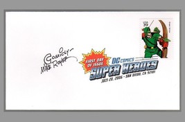 Mike Royer Signed Green Arrow Dc Comics Super Heroes Usps Fdi Art Stamp - £30.55 GBP