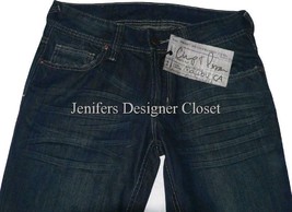NWT CHIP &amp; PEPPER blue jeans designer celebrity 30 denim skinny dark dis... - £55.46 GBP