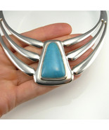 TAXCO 32 CT Natural Turquoise sTERLING sILVER  Necklace circa 1980 oFFER! - €1.063,74 EUR