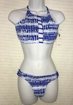 Tinibikini Reversible Bikini SWIMWEAR COBALT BLUE Bathing Suit 2 piece S... - $58.41