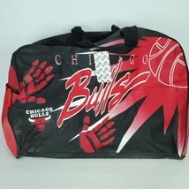 Vintage Nba Chicago Bulls Duffle Sports Bag Large Official Product New 17&quot;x12&quot; - £31.64 GBP