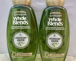 2 Pack LARGE Garnier Whole Blends Legendary Olive Replenishing Shampoo 2... - £39.41 GBP