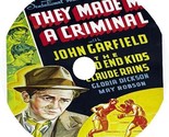They Made Me A Criminal (1939) Movie DVD [Buy 1, Get 1 Free] - $9.99