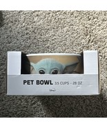 Star Wars The Mandalorian Grugu Ceramic Pet Bowl. 28 Oz. (3.5 Cup)New In... - $319.69 MXN