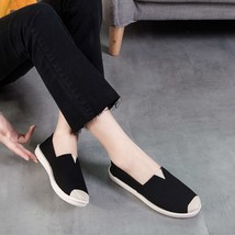NewCloth Shoes Women&#39;s Single Flat Bottom Lazy Fisherman Style Korean White Casu - £16.84 GBP