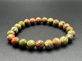 Handcrafted Natural Green Jasper Bracelet - $13.17