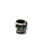 No Boundaries Women's Faux Leather Strappy Moto Flats-Snake - $19.99