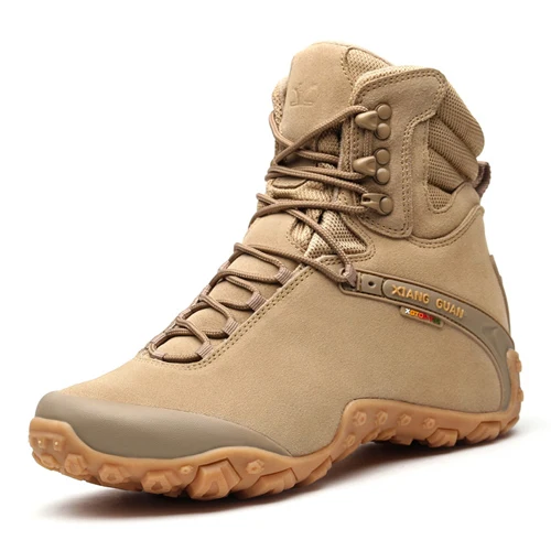 Best Sneakers XIANGGUAN Outdoor   Boots Waterproof  boots High Top Hi Shoes Men  - £91.13 GBP