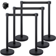 VEVOR Crowd Control Stanchions, 6-Pack Crowd Control Barriers, Easy Asse... - $168.16 CAD