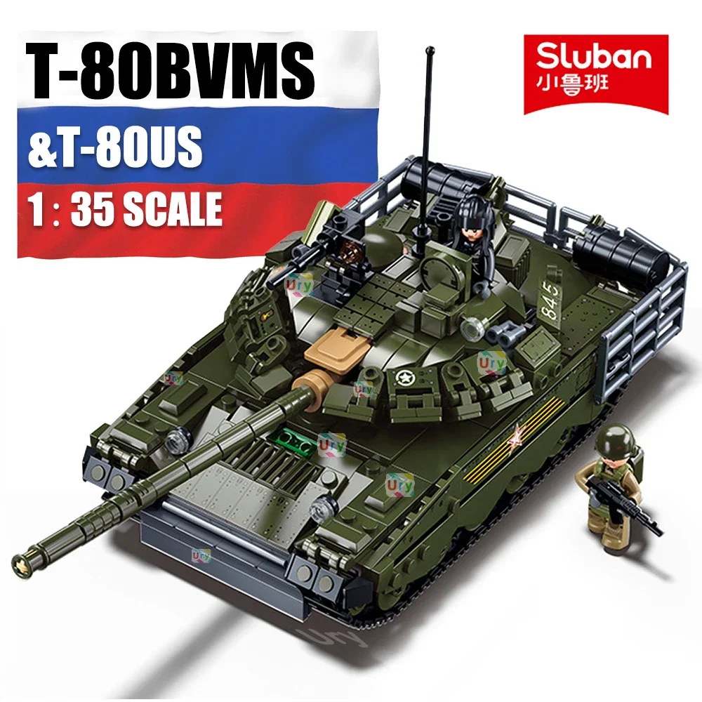 WWII German Panther Tank - Main Battle Tank - 725 Pieces ( 2 in 1 ) - | Sluban North America
