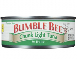 Bumble Bee Chunk Light Tuna In Water 5 Oz Can (Pack Of 12) - £68.35 GBP