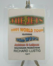 The Jets 2001 World Tour Richard Lustig Agent All Access Back Stage Pass - £123.77 GBP