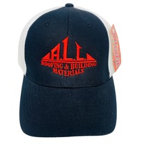 A.L.L. ROOFING &amp; Building Materials Ultra Fit L/XL cap  hat New Black White - £13.29 GBP
