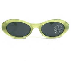 Vaurnet Kids Sunglasses POUILLOUX B600 Clear Green Round Frames with Blu... - $55.89