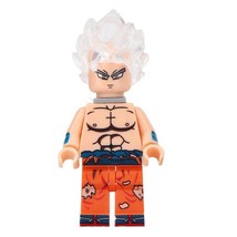 Goku (Ultra Instinct) Dragon Ball Super Minifigure Gift Toy Collection - $54.43 MXN