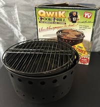 Vintage Safari Qwik Cook Alternative Fuel Grill Newspaper As Seen On TV Camping  - £25.39 GBP