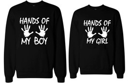 Couples Matching Sweatshirts Hand Off My Boy My Girl Cool Unisex Sweater - £22.80 GBP