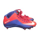Nike Alpha Pro 2 Red and Blue Football Cleats Size 12.5 - £119.22 GBP