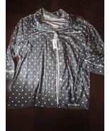 Soft Sensation Size Large Polka Dot Sleep Shirt Color Alloy - £31.72 GBP