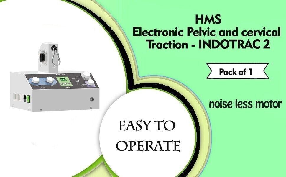 Cervical &amp; Lumber Traction Machine INDOTRAC-2 Therapy / Physio therapy - $594.00