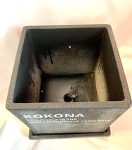Kokona Black Concrete Planter With Drip Tray 6 Inch pot with quote - £13.92 GBP