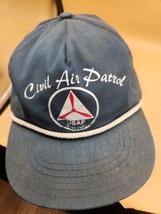 Civil Air Patrol Hat vtg usaf trucker mesh rope retro made in usa adjust... - $17.39