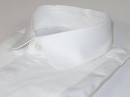 Mens CEREMONIA Tuxedo Formal Shirt 100% Cotton Turkey Slim Fit #stn 13 ata White image 6