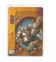 Rhino 1996 FLEER/MARVEL Hillshire Farm Overpower Card Promo #Bu - £9.56 GBP