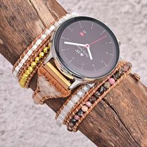 &quot;PARTLY SUNNY&quot; Bohemian Multilayer Wound Watch Strap Bracelet - £17.96 GBP