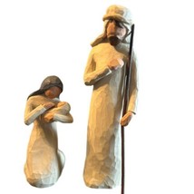 Demadeco Willlow Tree Nativity  Mary And Joseph w/ Baby Jesus NWOB - £40.34 GBP
